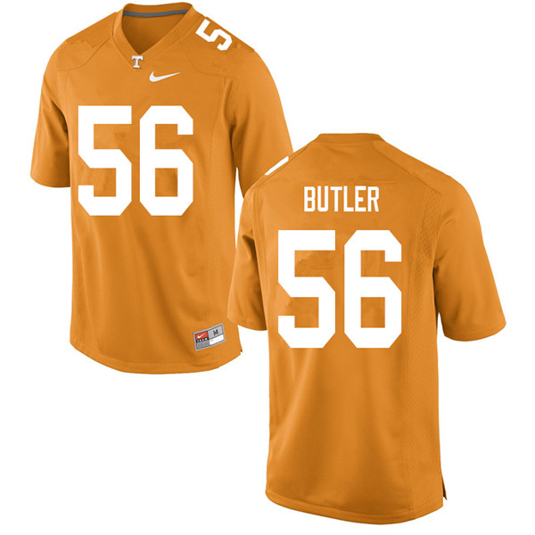 Men #56 Matthew Butler Tennessee Volunteers College Football Jerseys Sale-Orange